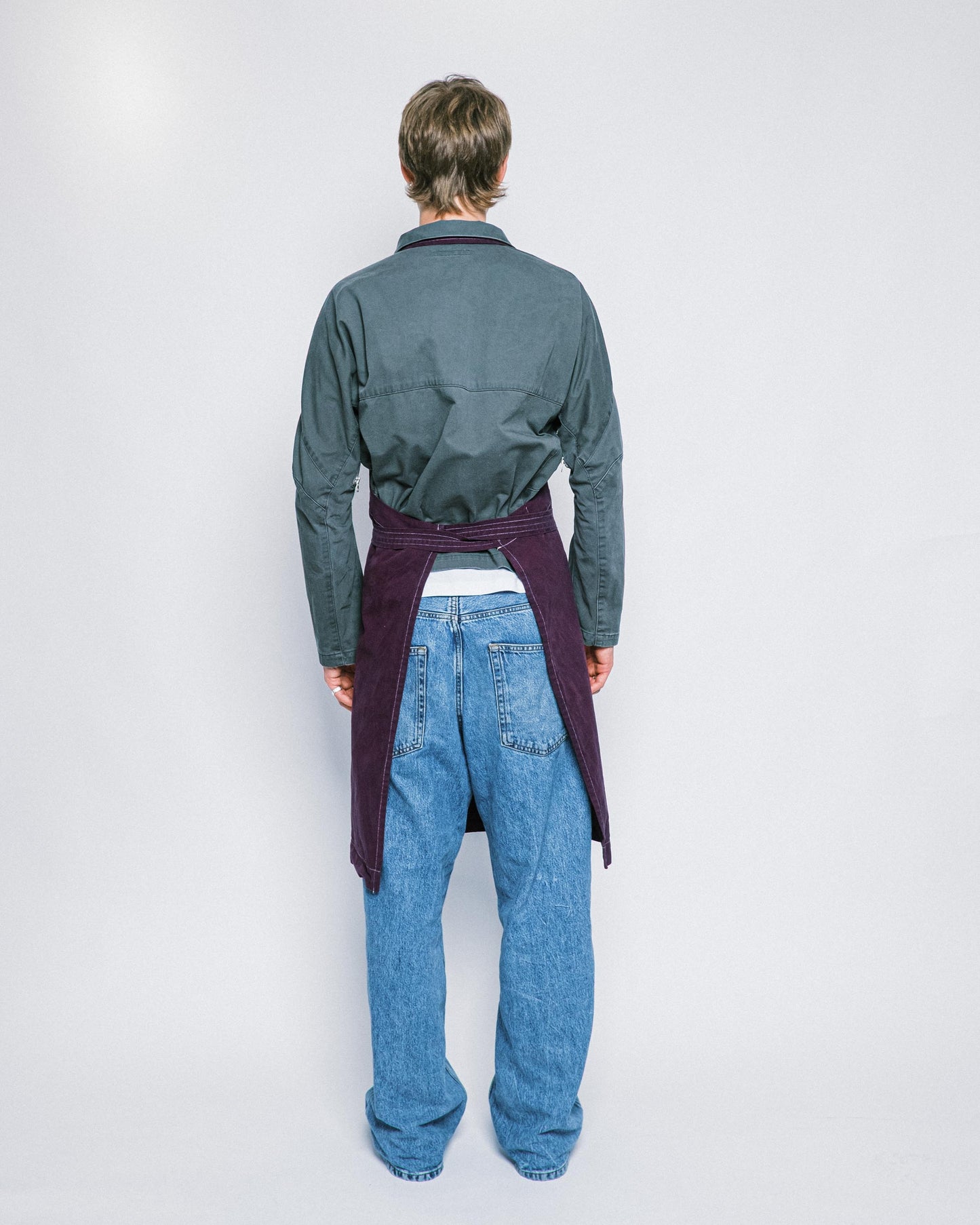ALLDAY APRON AUBERGINE
