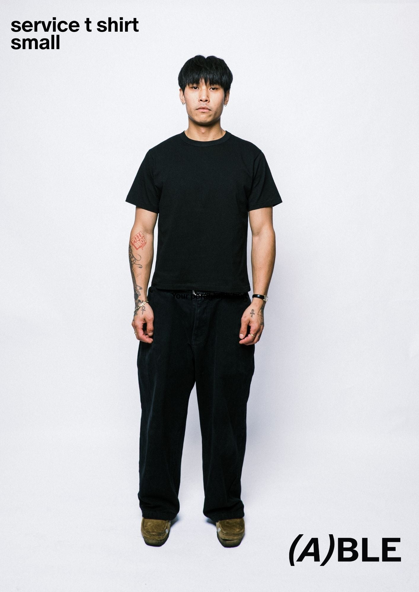 SERVICE T-SHIRT BLACK