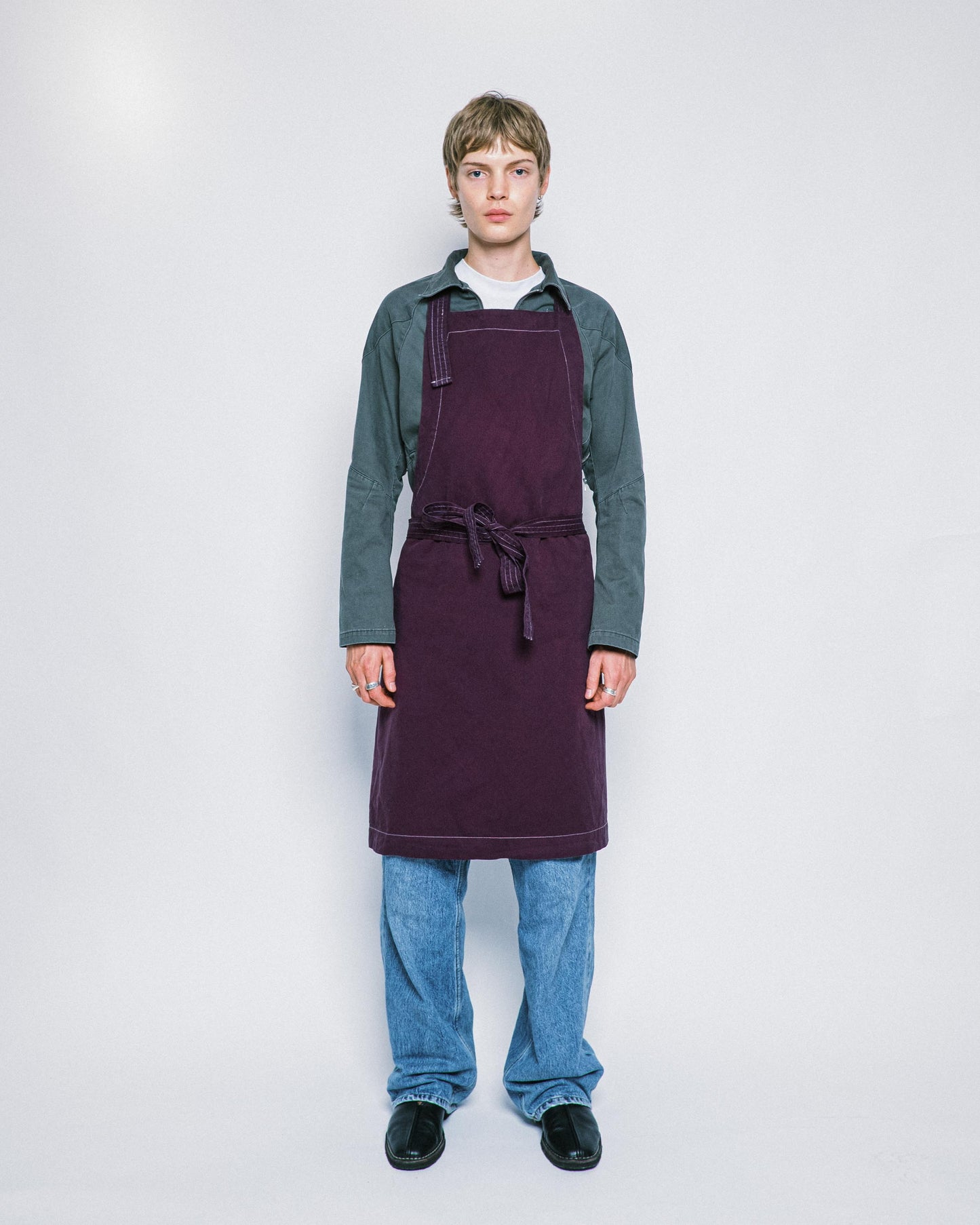 ALLDAY APRON AUBERGINE