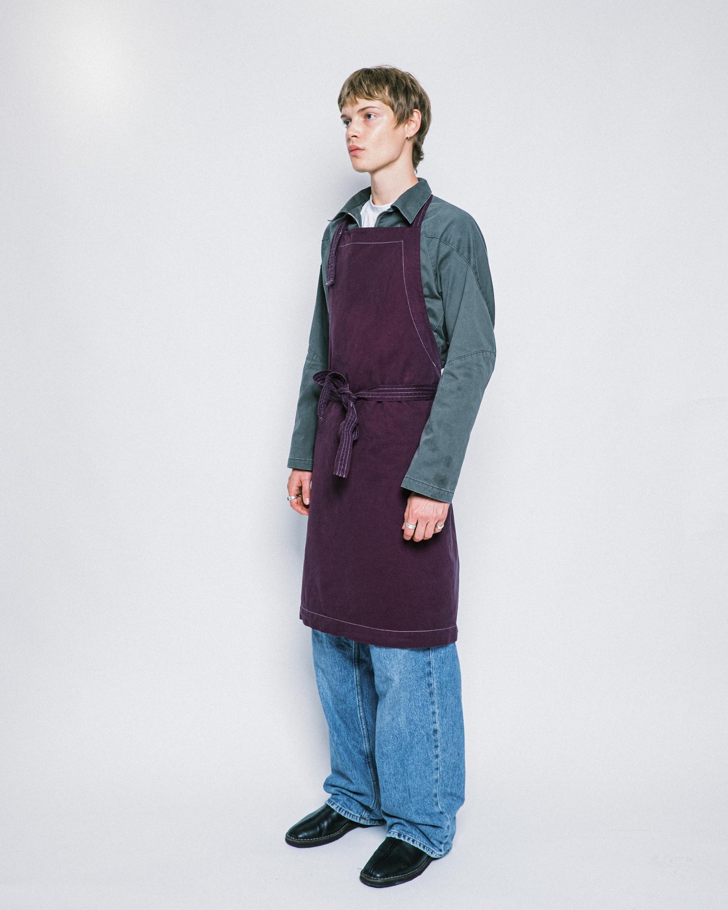 ALLDAY APRON AUBERGINE
