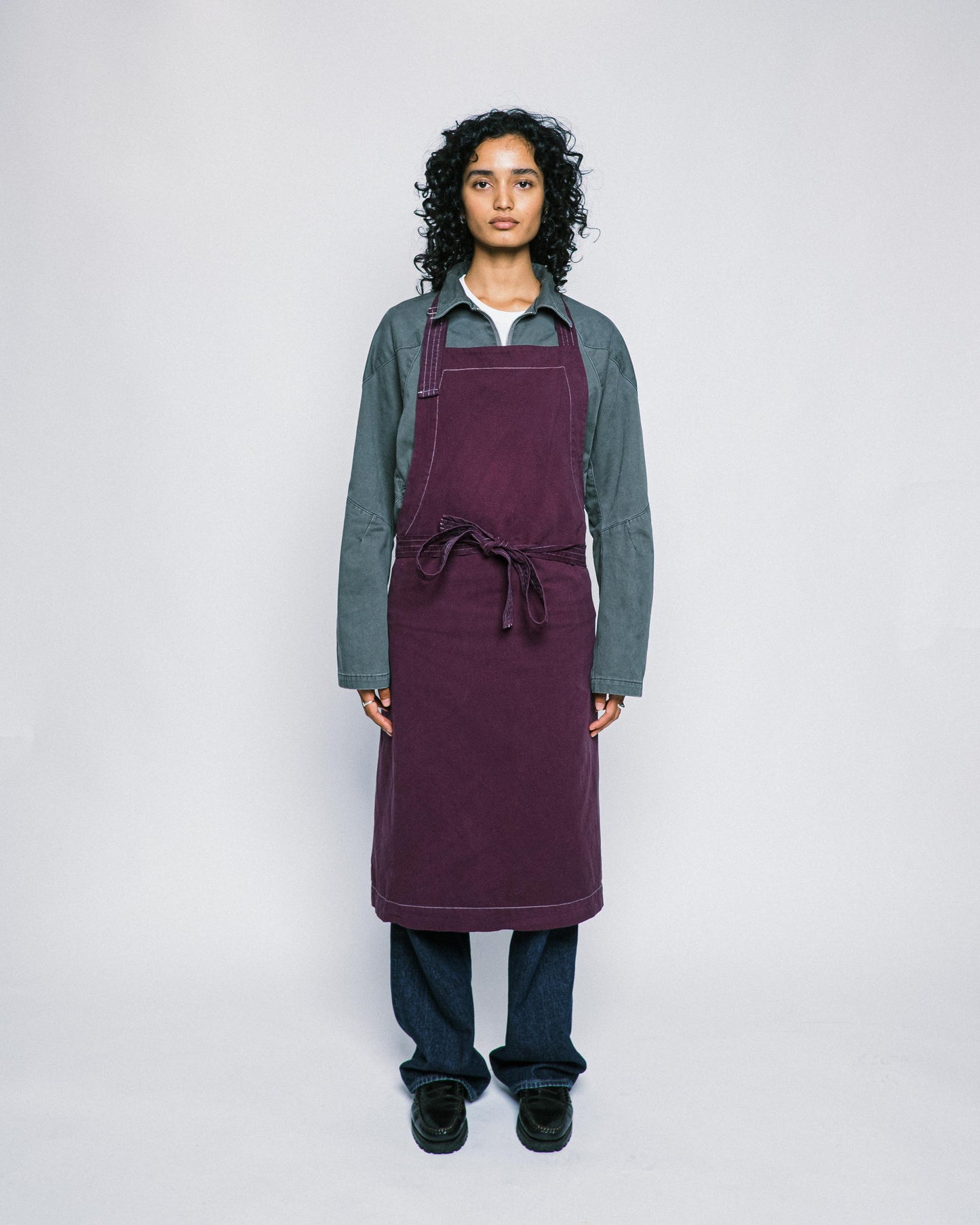 ALLDAY APRON AUBERGINE