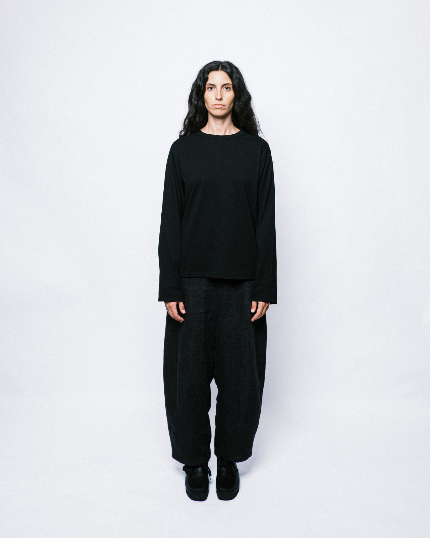 SERVICE LONG SLEEVE T-SHIRT BLACK
