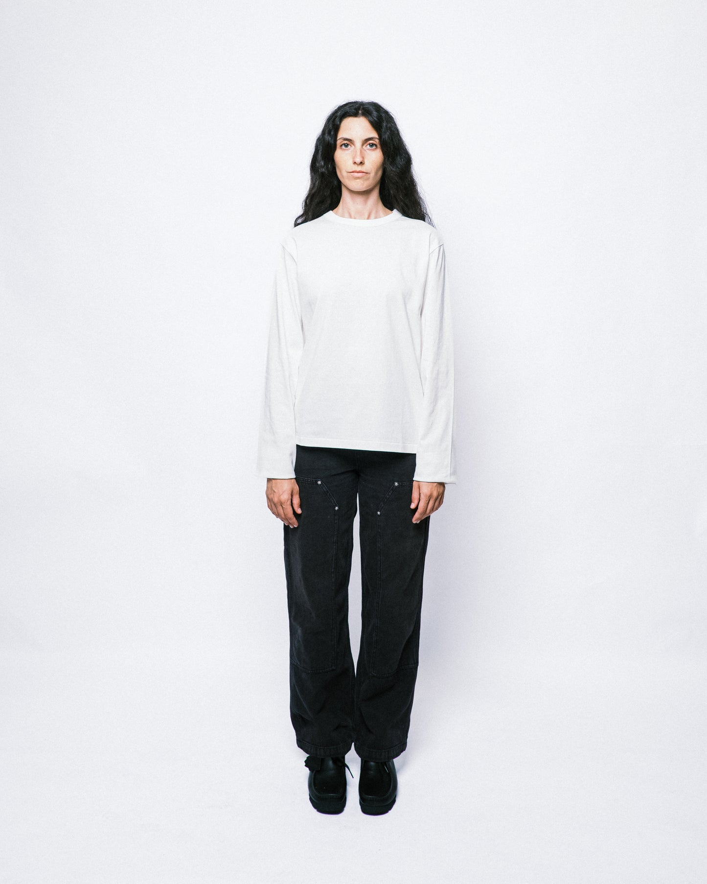 SERVICE LONG SLEEVE T-SHIRT WHITE