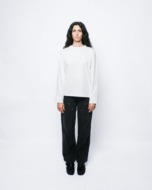 SERVICE LONG SLEEVE T-SHIRT WHITE