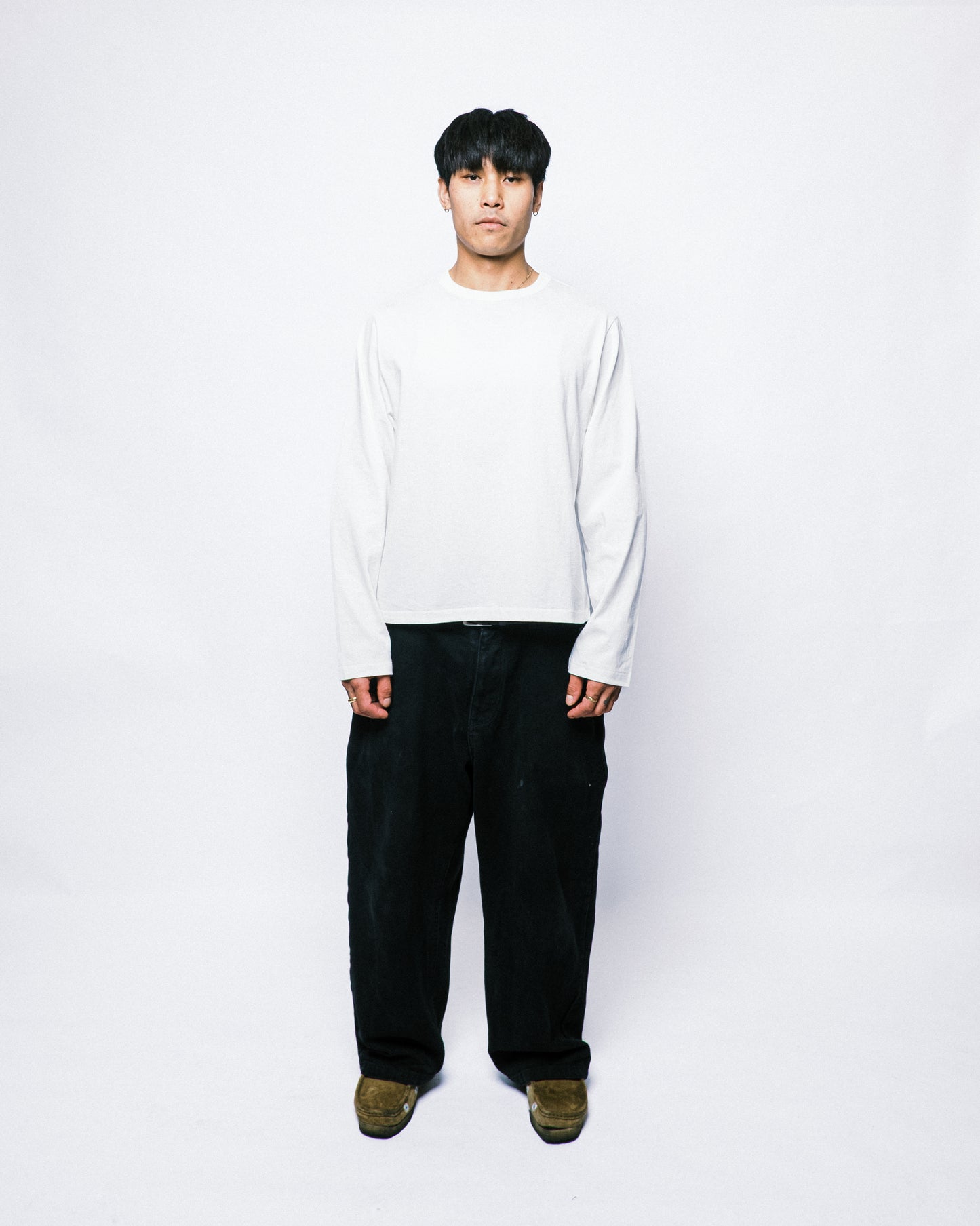 SERVICE LONG SLEEVE T-SHIRT WHITE