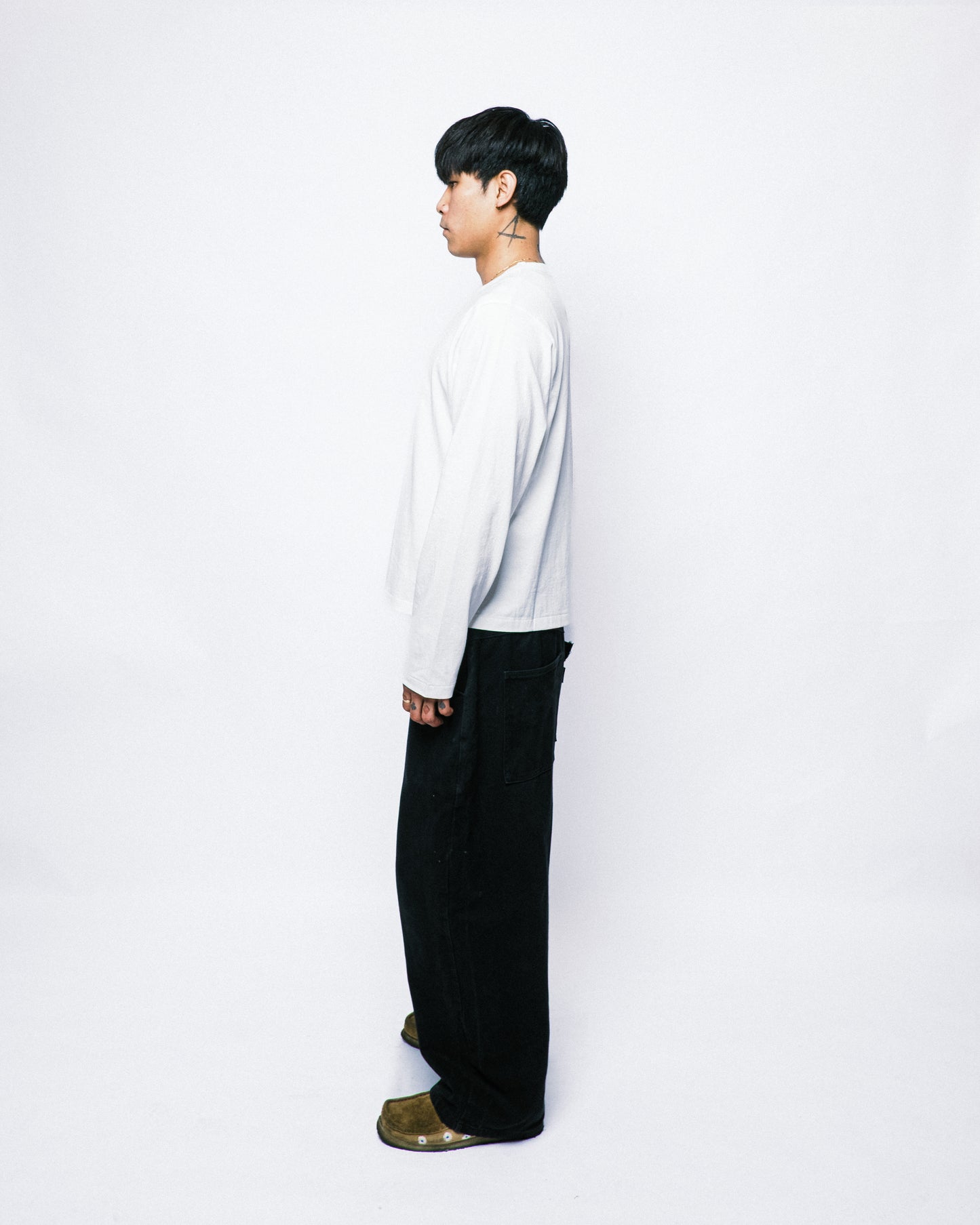 SERVICE LONG SLEEVE T-SHIRT WHITE