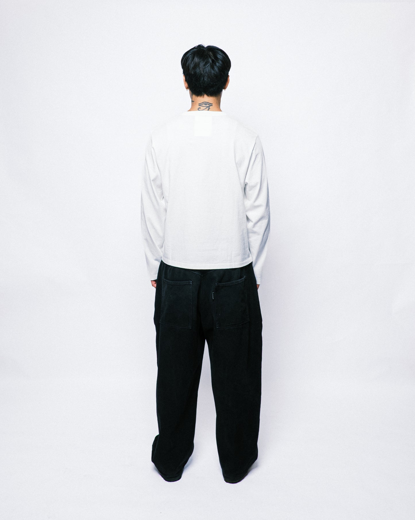 SERVICE LONG SLEEVE T-SHIRT WHITE