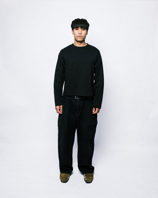 SERVICE LONG SLEEVE T-SHIRT BLACK