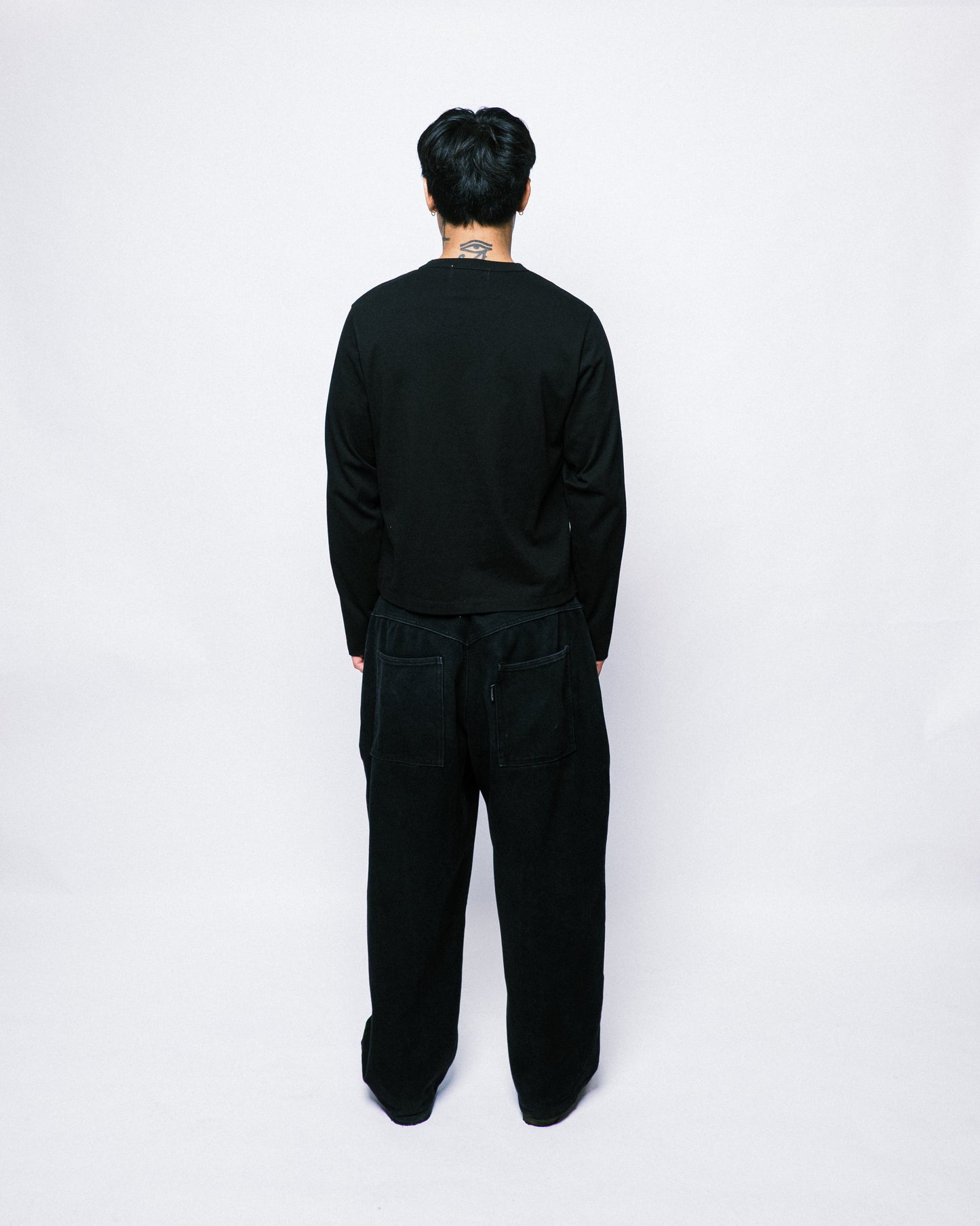 SERVICE LONG SLEEVE T-SHIRT BLACK